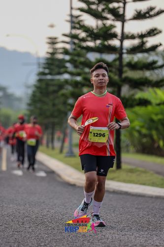 Race photo from CISANGKAN KBP CITY RUN 2025
