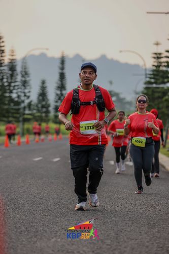 Race photo from CISANGKAN KBP CITY RUN 2025