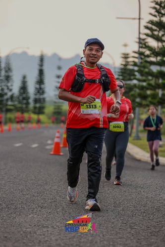 Race photo from CISANGKAN KBP CITY RUN 2025