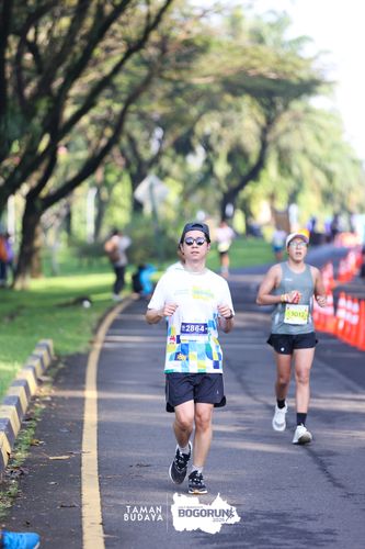 Race photo from Taman Budaya x BOGORUN 2025