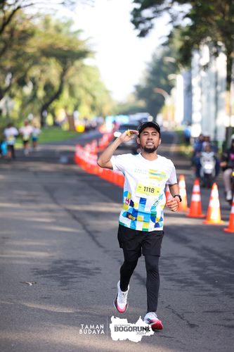 Race photo from Taman Budaya x BOGORUN 2025