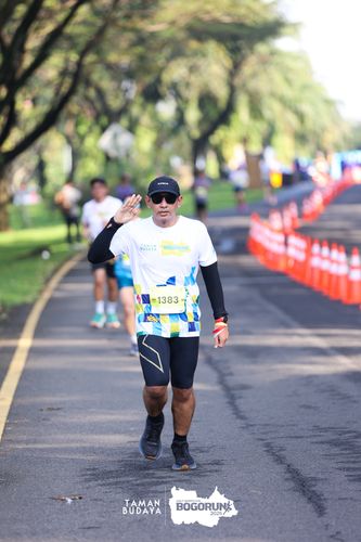 Race photo from Taman Budaya x BOGORUN 2025