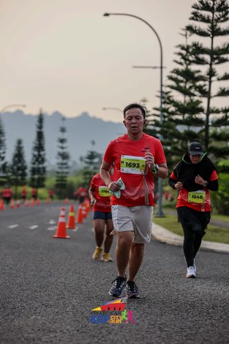 Race photo from CISANGKAN KBP CITY RUN 2025