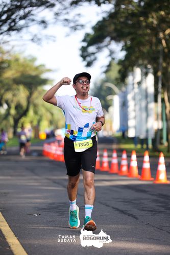 Race photo from Taman Budaya x BOGORUN 2025