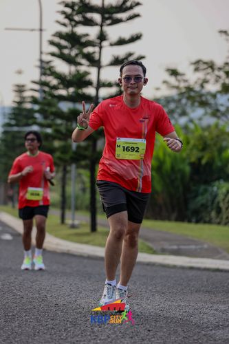 Race photo from CISANGKAN KBP CITY RUN 2025
