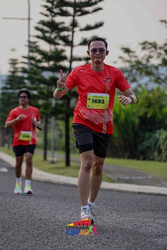Race photo from CISANGKAN KBP CITY RUN 2025