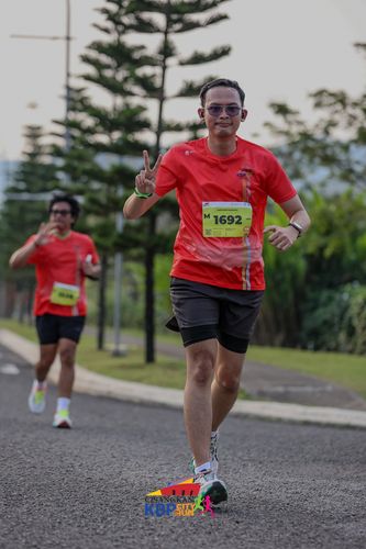 Race photo from CISANGKAN KBP CITY RUN 2025