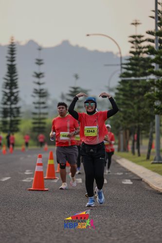 Race photo from CISANGKAN KBP CITY RUN 2025