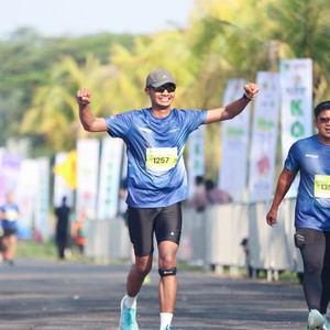 Race photo from BOGORUN 2026