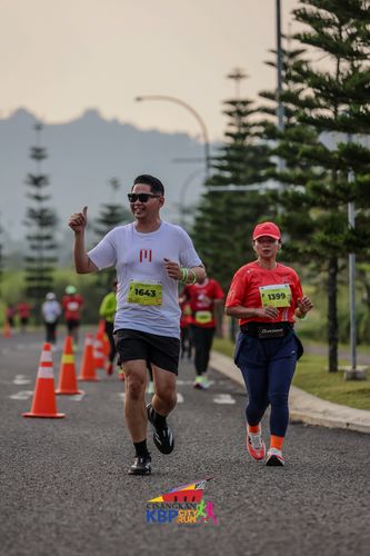 Race photo from CISANGKAN KBP CITY RUN 2025