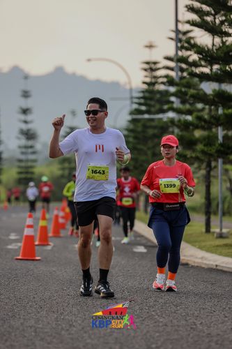 Race photo from CISANGKAN KBP CITY RUN 2025