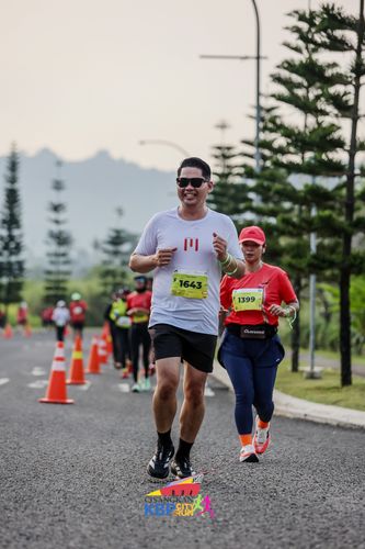 Race photo from CISANGKAN KBP CITY RUN 2025