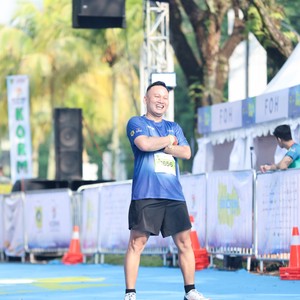 Race photo from BOGORUN 2026