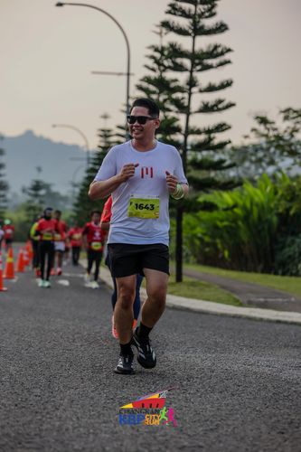 Race photo from CISANGKAN KBP CITY RUN 2025