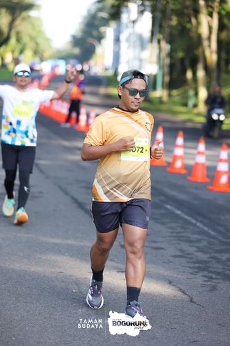 Race photo from Taman Budaya x BOGORUN 2025