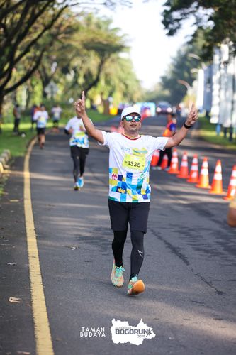 Race photo from Taman Budaya x BOGORUN 2025