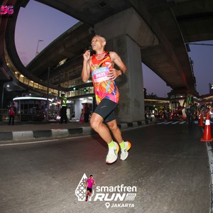 Race photo from SMARTFREN RUN 2026