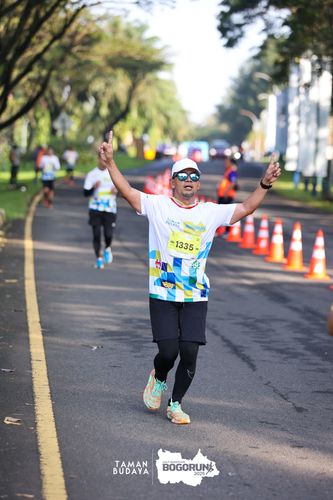 Race photo from Taman Budaya x BOGORUN 2025