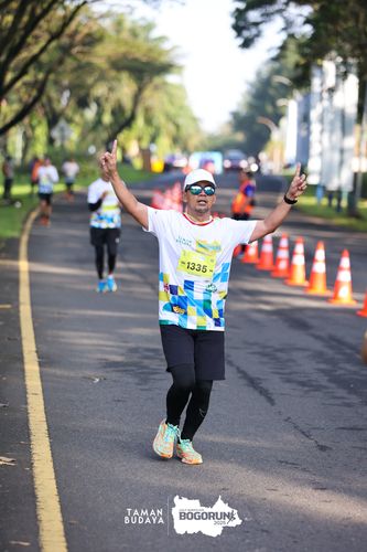 Race photo from Taman Budaya x BOGORUN 2025