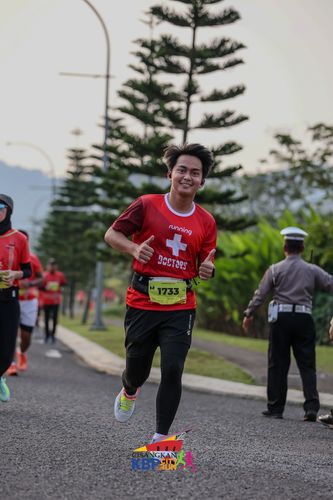 Race photo from CISANGKAN KBP CITY RUN 2025