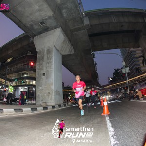 Race photo from SMARTFREN RUN 2026