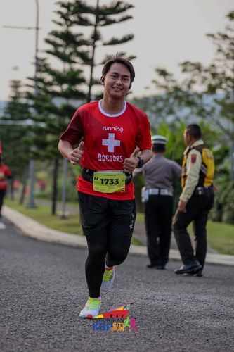 Race photo from CISANGKAN KBP CITY RUN 2025