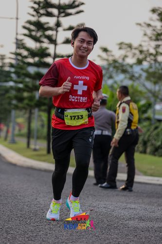 Race photo from CISANGKAN KBP CITY RUN 2025