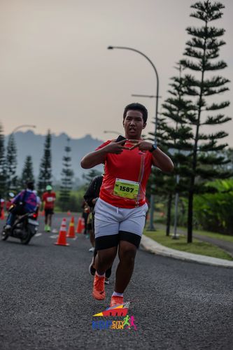 Race photo from CISANGKAN KBP CITY RUN 2025