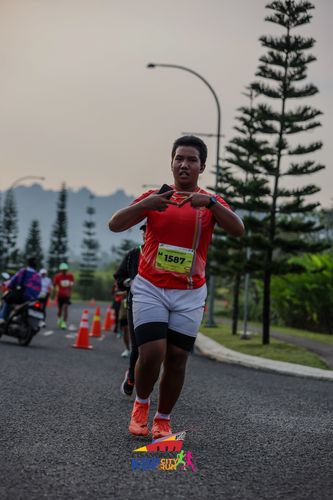 Race photo from CISANGKAN KBP CITY RUN 2025