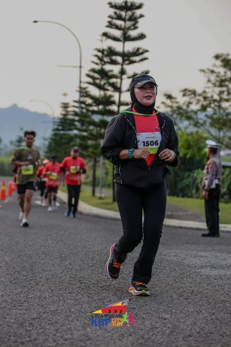 Race photo from CISANGKAN KBP CITY RUN 2025
