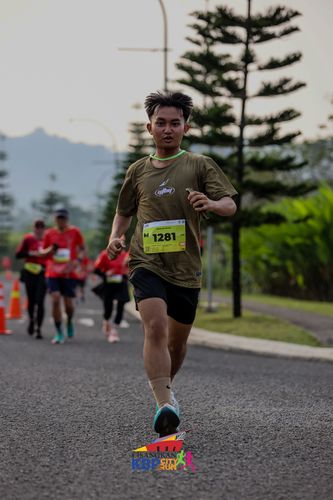 Race photo from CISANGKAN KBP CITY RUN 2025