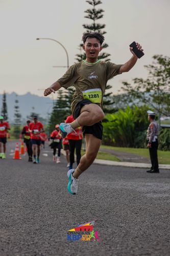 Race photo from CISANGKAN KBP CITY RUN 2025