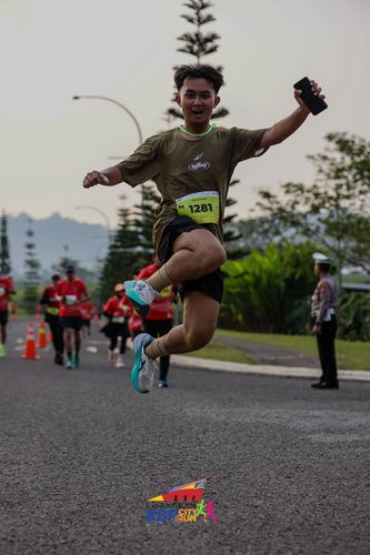 Race photo from CISANGKAN KBP CITY RUN 2025