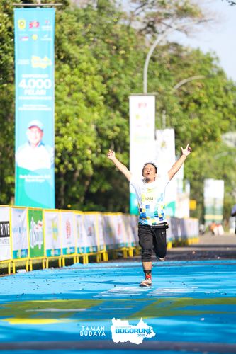 Race photo from Taman Budaya x BOGORUN 2025