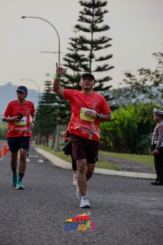 Race photo from CISANGKAN KBP CITY RUN 2025