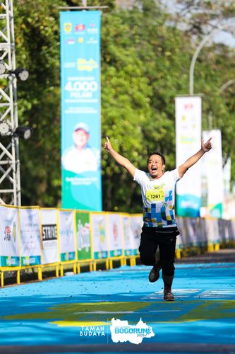 Race photo from Taman Budaya x BOGORUN 2025