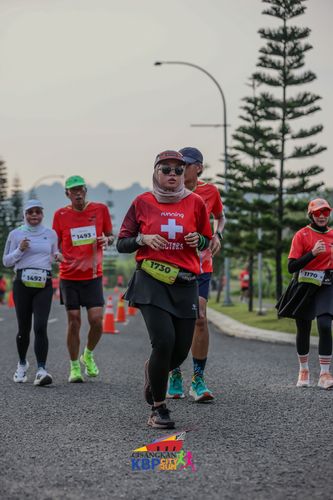 Race photo from CISANGKAN KBP CITY RUN 2025