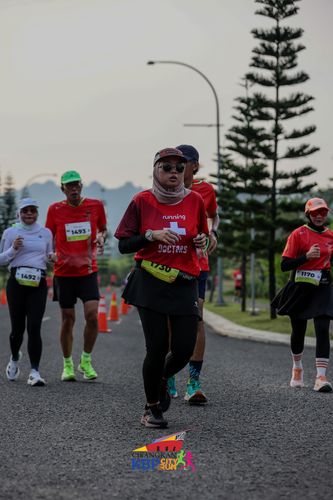 Race photo from CISANGKAN KBP CITY RUN 2025