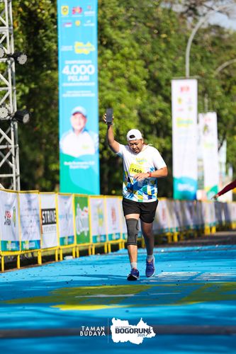 Race photo from Taman Budaya x BOGORUN 2025