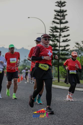 Race photo from CISANGKAN KBP CITY RUN 2025