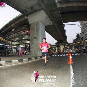 Race photo from SMARTFREN RUN 2026