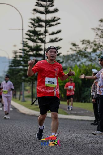 Race photo from CISANGKAN KBP CITY RUN 2025