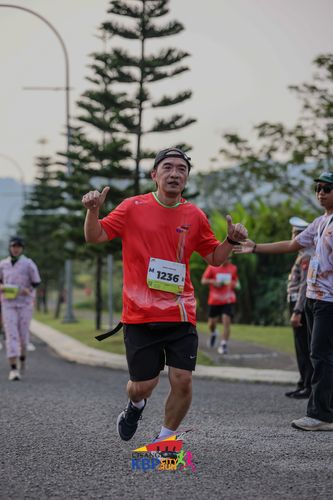 Race photo from CISANGKAN KBP CITY RUN 2025