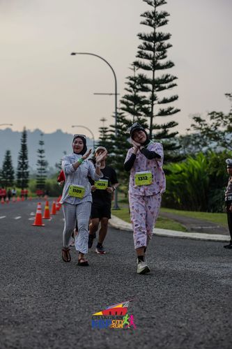 Race photo from CISANGKAN KBP CITY RUN 2025