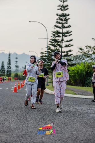 Race photo from CISANGKAN KBP CITY RUN 2025