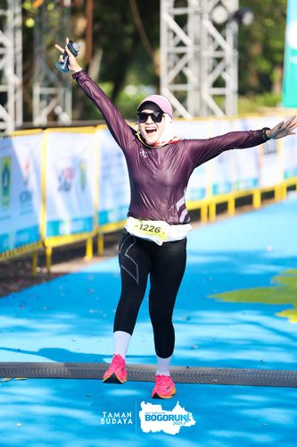 Race photo from Taman Budaya x BOGORUN 2025