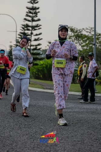 Race photo from CISANGKAN KBP CITY RUN 2025