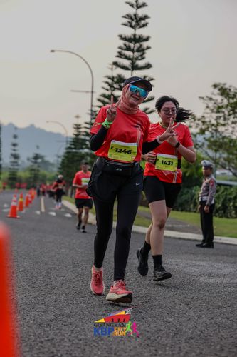 Race photo from CISANGKAN KBP CITY RUN 2025