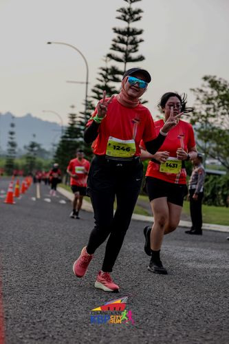 Race photo from CISANGKAN KBP CITY RUN 2025