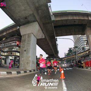 Race photo from SMARTFREN RUN 2026